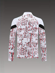 Boy's Geometric Pattern Training Suit Set Active Sports Outfit