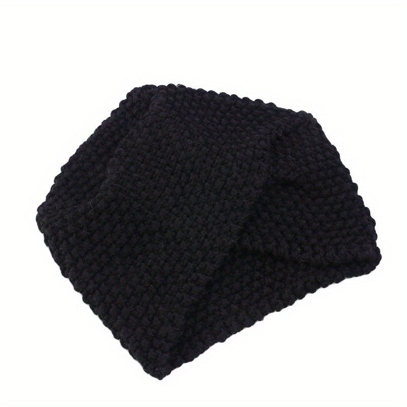 Vintage Knitted Beanie Warm Hat for Women