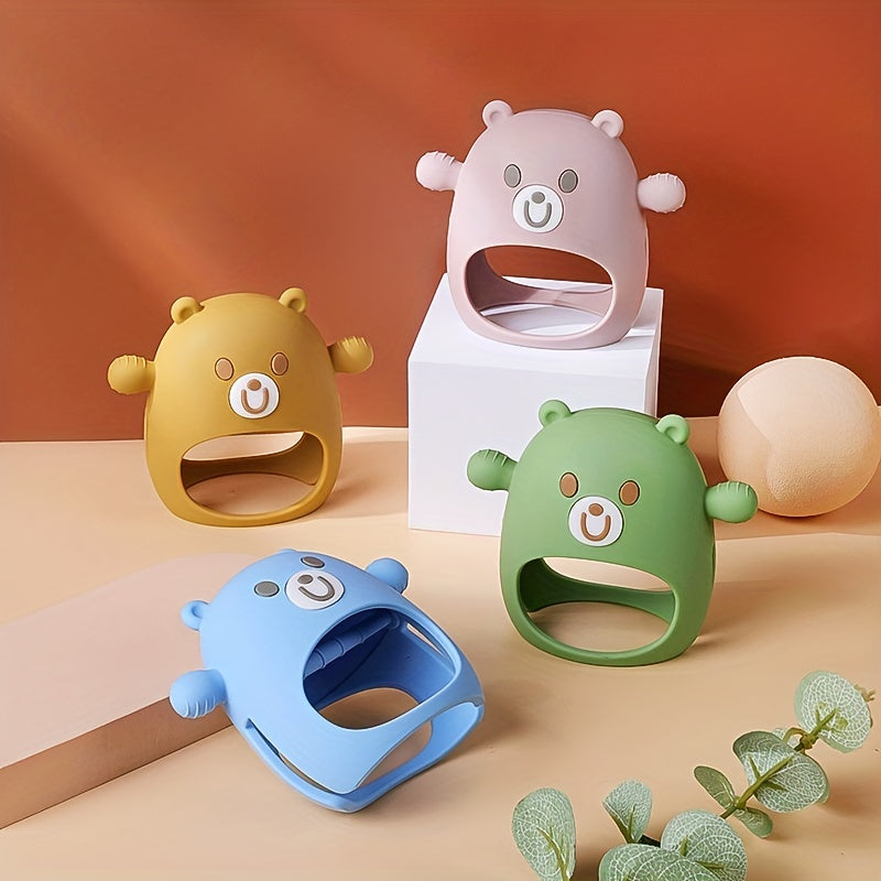 Animal Shape Teether Silicone Baby Teething Toy For 6M Baby Chew Toy