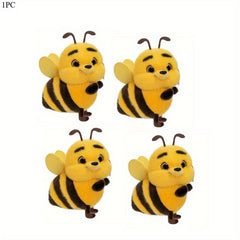 24" Yellow Big Eyed Bee Plush Toy Soft Stuffed Insect Doll