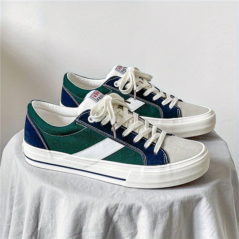 Men's Classic Lace Up Canvas Shoes Casual Outdoor Walking Shoes