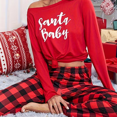 Christmas Sexy Lounge Set Women's Plus