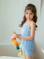 Cami Top & Shorts Set Loungewear Sleepwear For Toddler Baby Girls