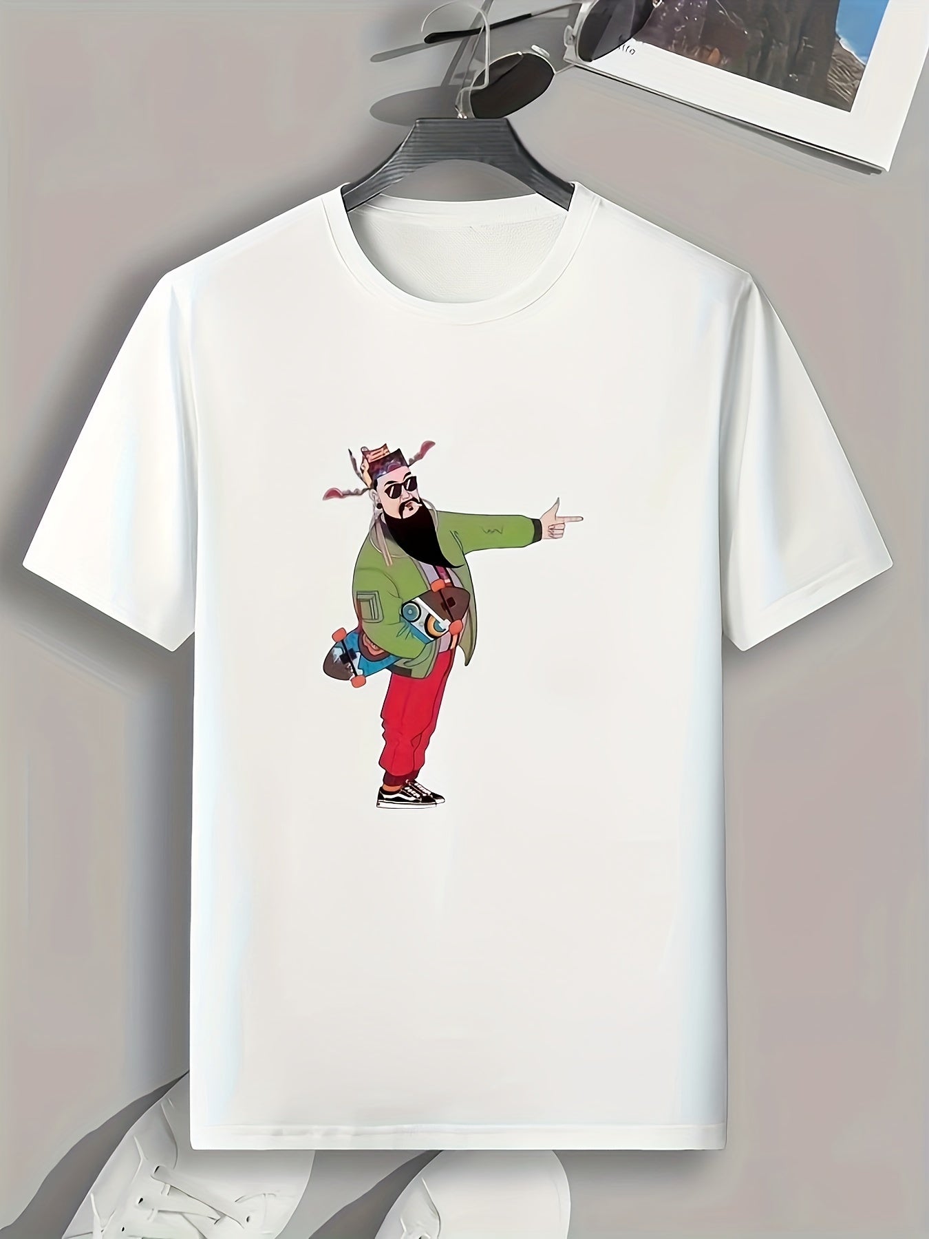 Ancient People Graphic Print Men's T-shirt for Summer