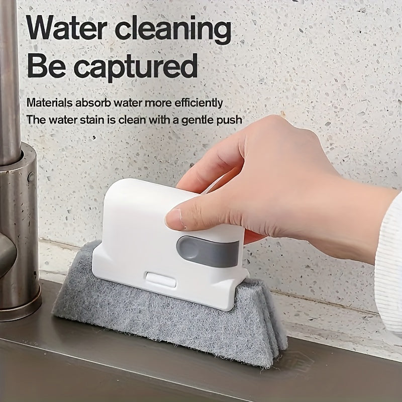 Window Rail Cleaning Brush - Easy to Clean Small Gaps and Frames
