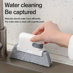 Window Rail Cleaning Brush - Easy to Clean Small Gaps and Frames