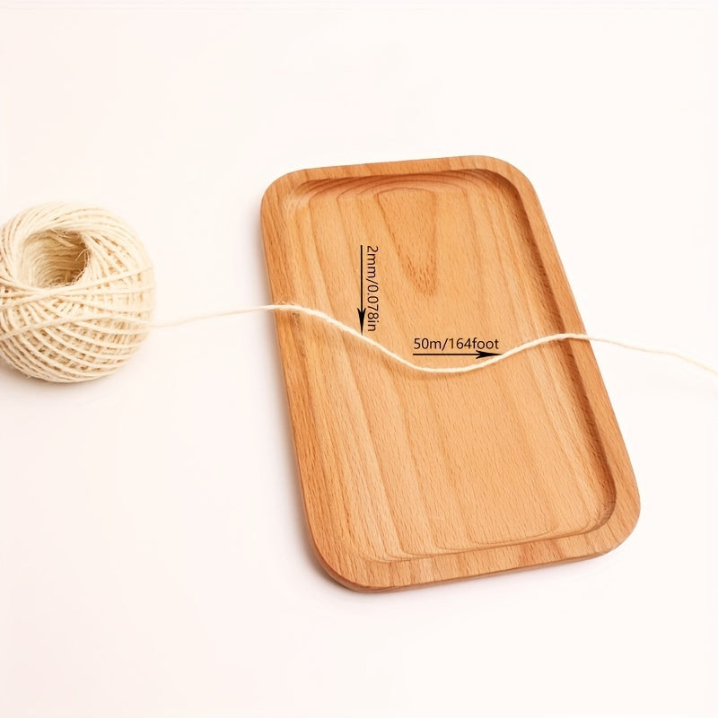 Natural Hemp Rope Bundle 2mm 0.078in 50m 164ft