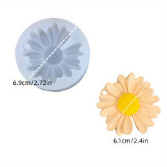 Resin Flower Molds Daisy Candle Fondant Silicone Mold
