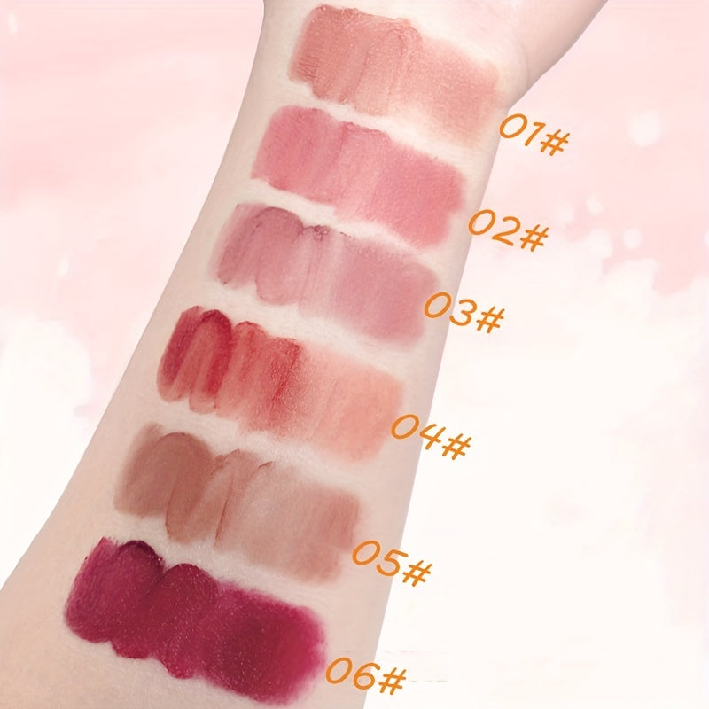 Cloud Chocolate Bear Lip Glaze Matte Velvet Mist Surface Waterproof Lipstick