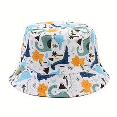 Dinosaur Basin Hat Cartoon Animal Sun Hat For Boys