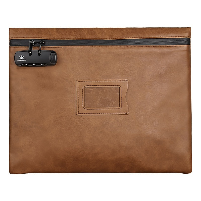 Large Capacity A4 Document Bag Waterproof Business Briefcase