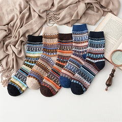 Womens Winter Boot Socks Warm Thick Soft - Pack of 5