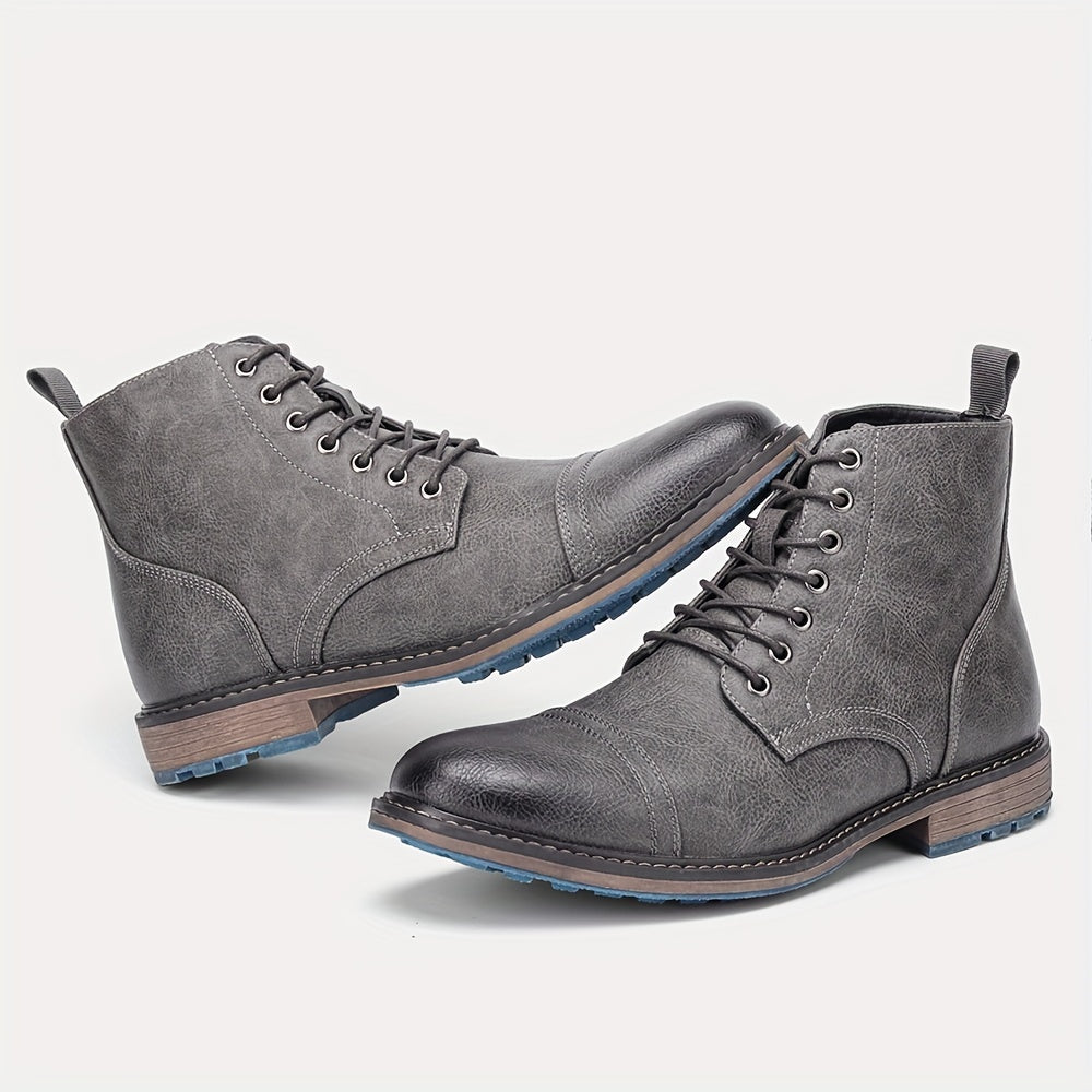 Men's High Top Boots Smart Casual Outdoor Walking Shoes