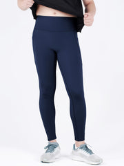 Men's High Waist Compression Leggings for Sports