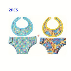 2pcs 18in Doll Diaper and Underwear Set Mixed Colors