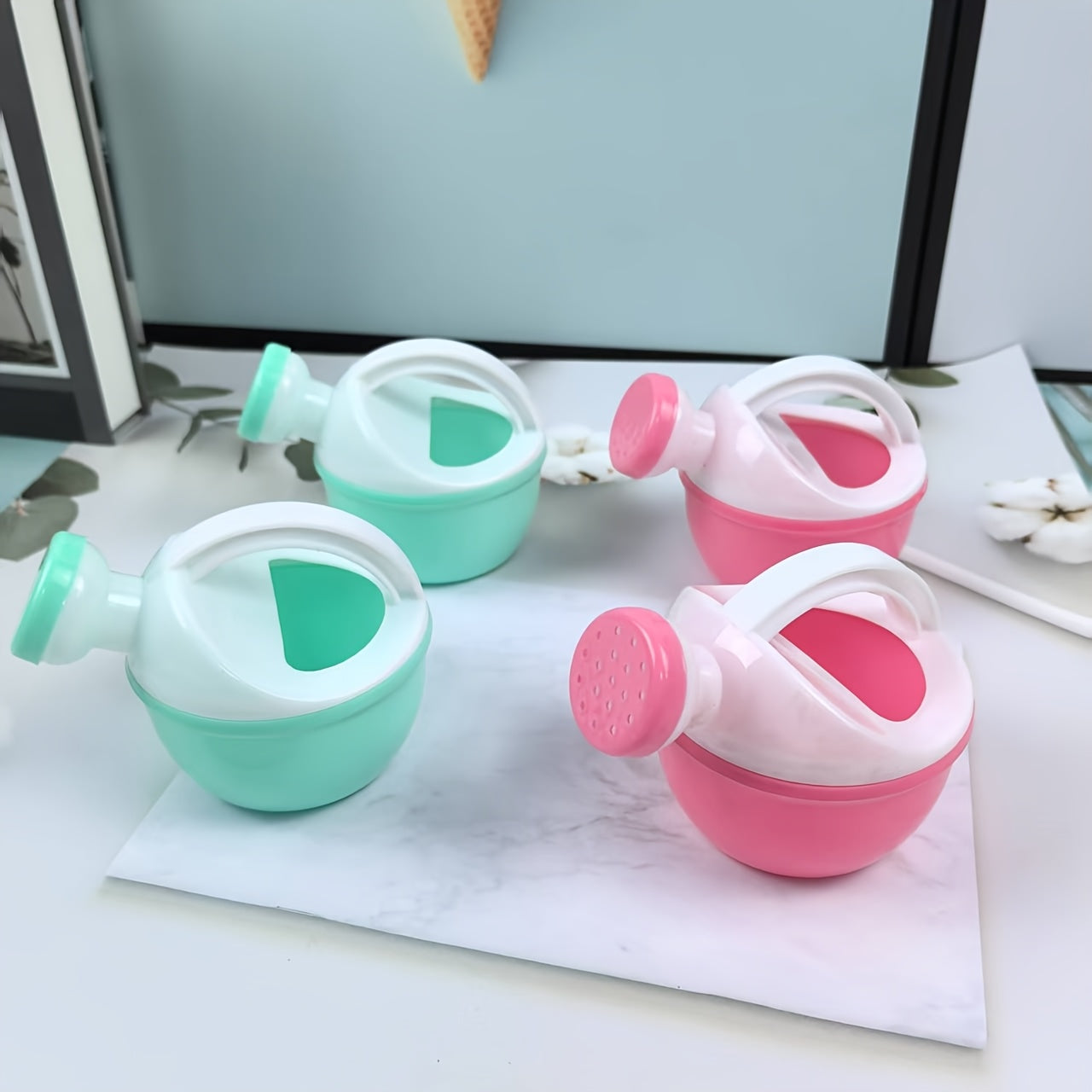Random Colored Water Play & Spray Bottle Covers, 4pcs