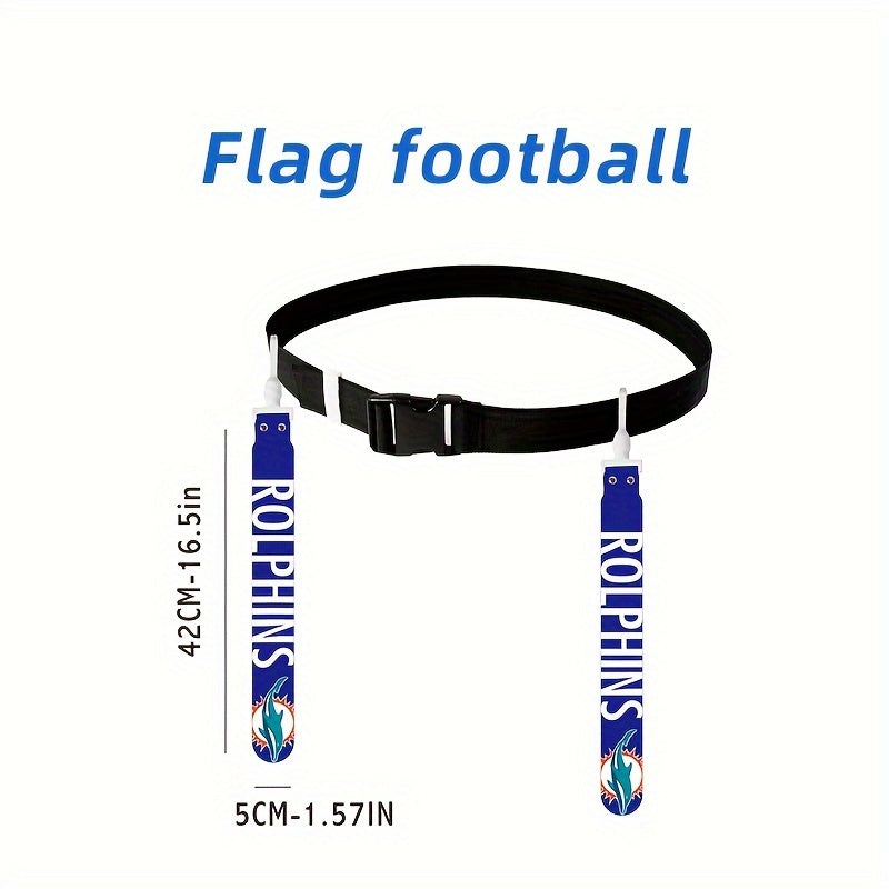 Dolphin Waist Flag Rugby Football Flag With Buckle