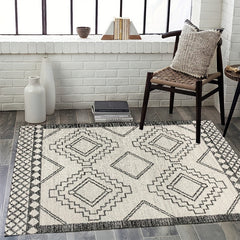Moroccan Bohemian Rustic Geometric Area Rug for Home