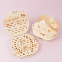 Child Tooth Box Teeth Collection Fetal Hair Storage