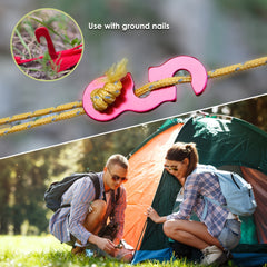 Adjustable Aluminium Cord Rope Buckles for Tent - Camping Gear