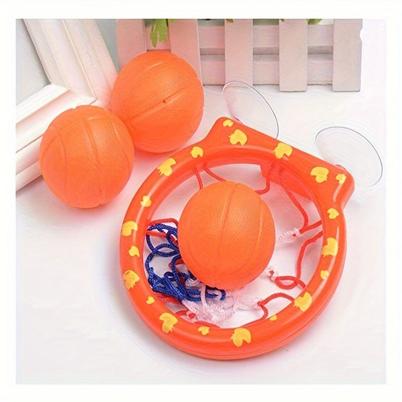Suction Cup Bathroom Basketball Frame Play Water Toys for Kids