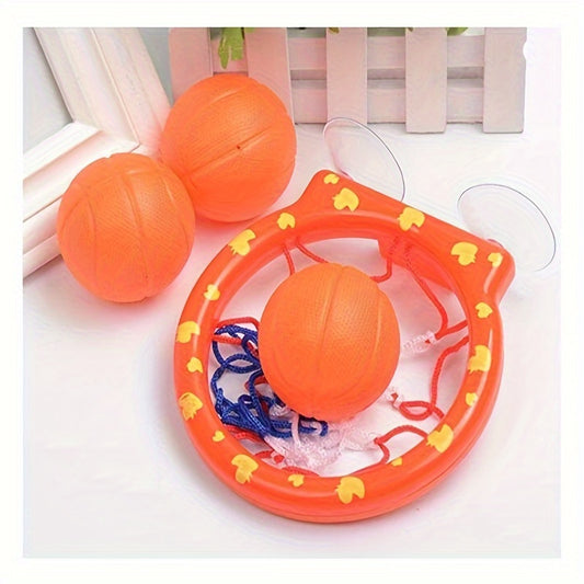 Suction Cup Bathroom Basketball Frame Play Water Toys for Kids