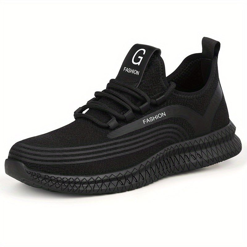Men's Steel Toe Work Safety Shoes Anti-skid Breathable Sneakers