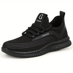 Men's Steel Toe Work Safety Shoes Anti-skid Breathable Sneakers