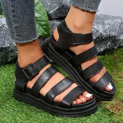 Women's Platform Sandals Ankle Strap Casual Punk Sandals