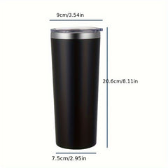 22oz Insulated Sports Water Cup Stainless Steel Double Wall Outdoor Travel Cup