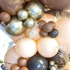 Coffee Balloon Ring Set for Party & Wedding Arch Kit