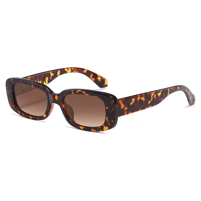 Vintage Square Frame Glasses UV400 Sunglasses Women
