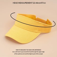 Sun Visor Hat Lightweight Casual Sports Running Golf Baseball Cap