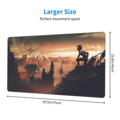 Large Waterproof Extended Gaming Mouse Pad Non Slip Rubber Base Desk Pad
