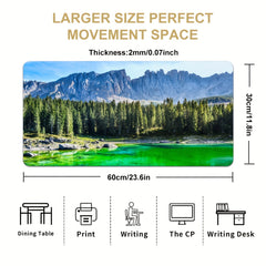 Large Nature Landscape Mouse Pad Non-slip Office Desk Pad