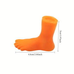 6pairs Finger Feet Puppet Tiny Feet Realistic Left and Right Small Feet