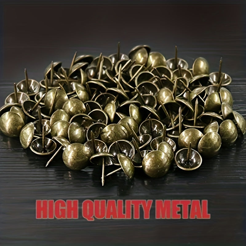 300pcs 14 10mm Bronze Thumb Tacks With Round Heads