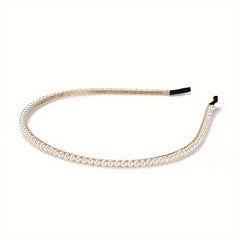 Pearl Hairband Non Slip Head Hoop Decorative Accessories For Women Girls