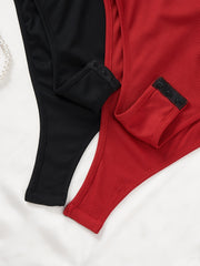 Sleeveless Bodysuit 2 Pack Casual Skinny Solid Bodysuit Women's Clothing