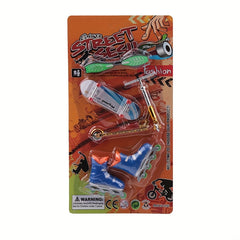 Mini Finger Scooter Roller Skating Shoe Set Tool Assembly