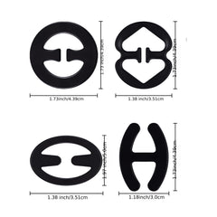 12pcs Invisible Bra Strap Clips Non-slip Buckles for Braless Look