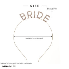 Bride Rhinestone Hairband Headband Princess Tiara Wedding Birthday