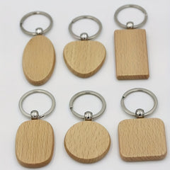 5pcs Wooden KeyChain Gift for Boys Girls Teen Party