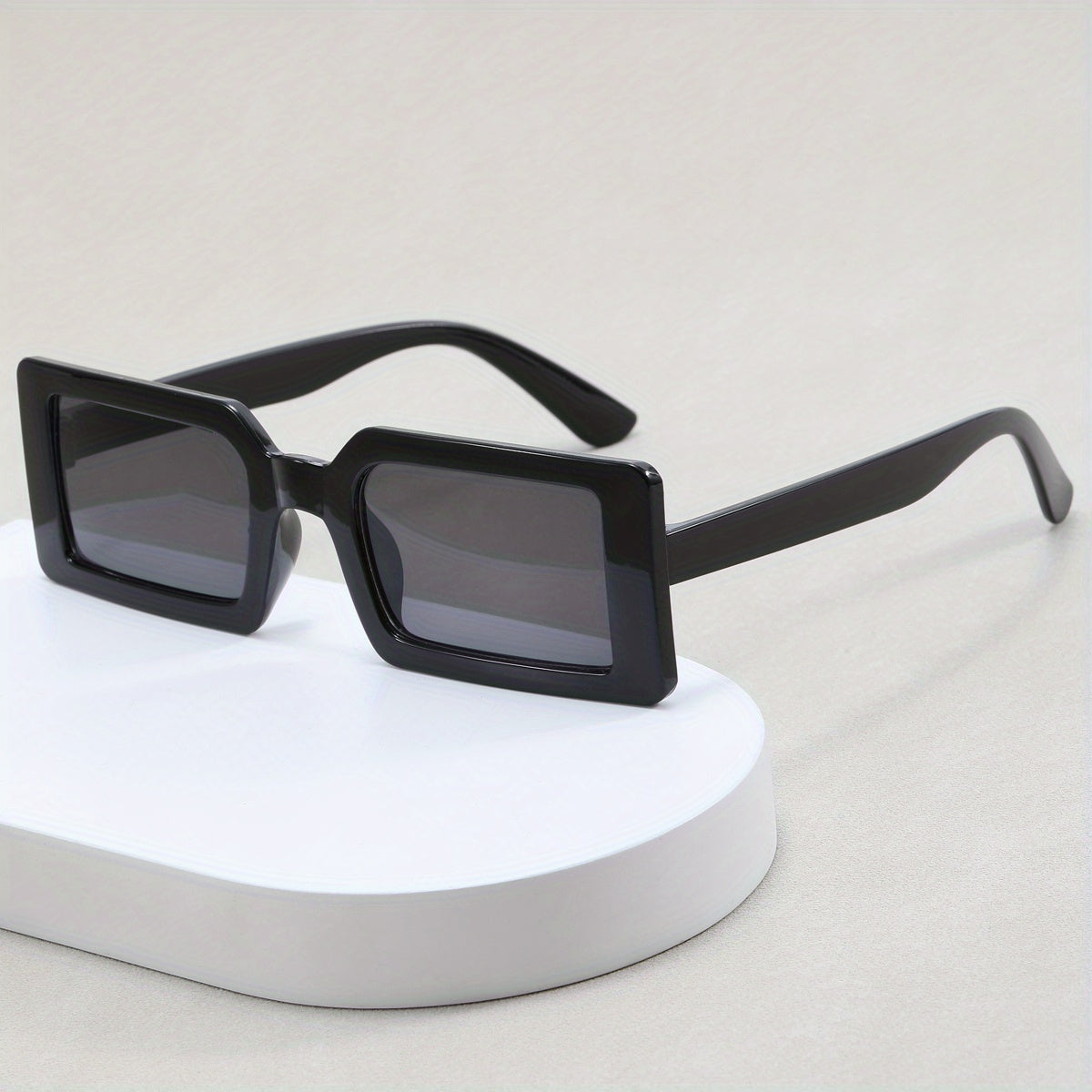 Y2K Rectangle Frame Sunglasses For Women Men Punk UV400