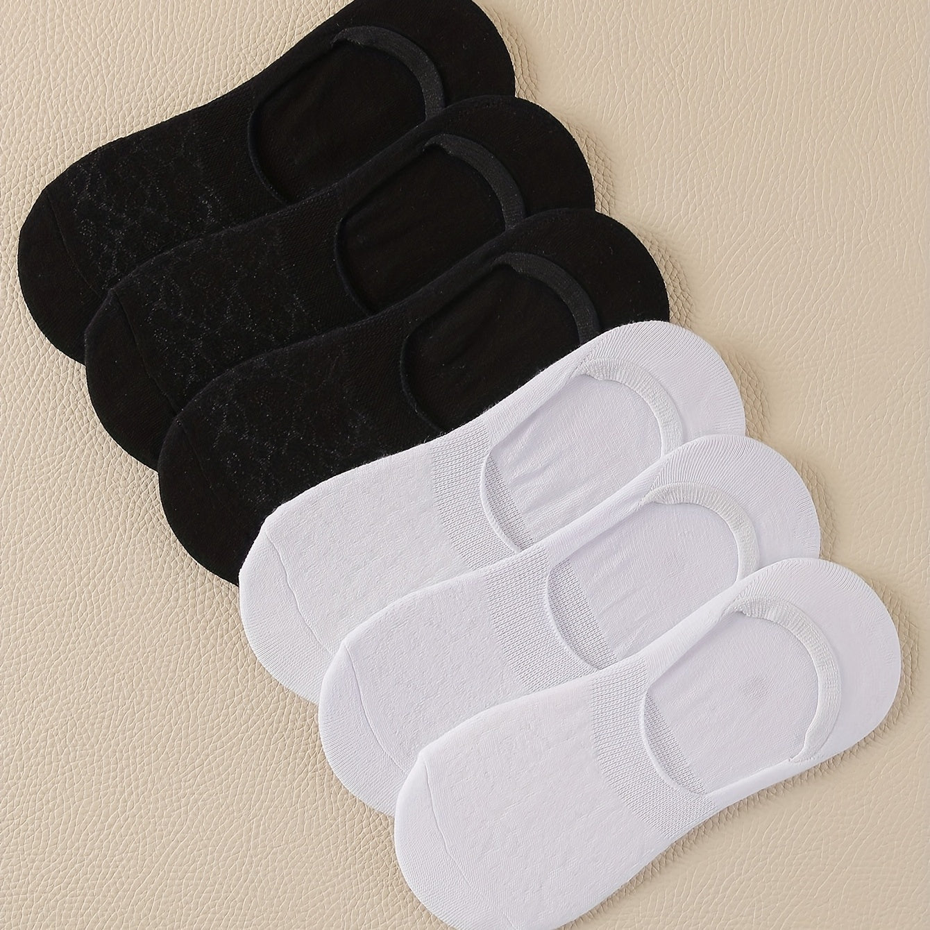6 Pairs Solid Ankle Socks Soft Lightweight All-match Women's Stockings