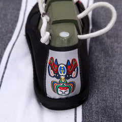 Chinese Style Embroidered Loafer Shoes For Girls