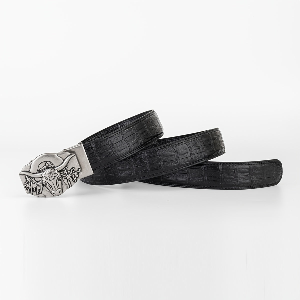 Funky Casual Two Layer PU Leather Belt for Men