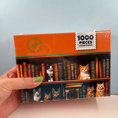 1000pcs Mini Jigsaw Puzzle 38x26cm Portable Paper Puzzle