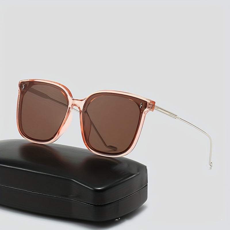 Men's Polarized Sunglasses UV Protection Large Frame Metal Unisex Couple