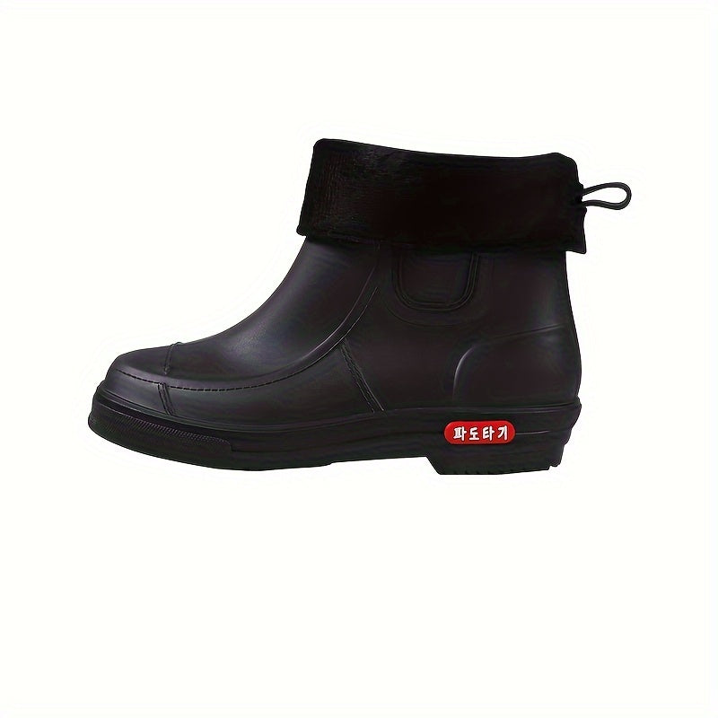 Women's Short Tube Rain Boots Waterproof Non-slip Multiple Colors